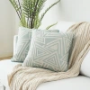 【 Ming Yang Zhixiu 】 Modern and simple throw pillow cushion cover, triangular patterned seat cushion backrest cover, sofa waist pillowcase Application Scenario